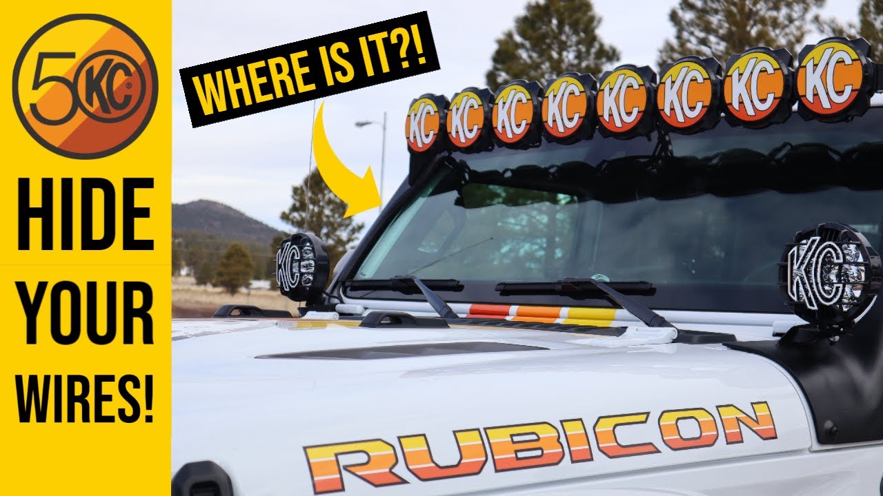 Clean Wiring Install: KC HiLiTES® Universal Wire Hider How-To