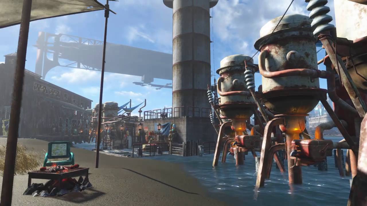 Fallout 4 Nordhagen Beach settlement build no mods