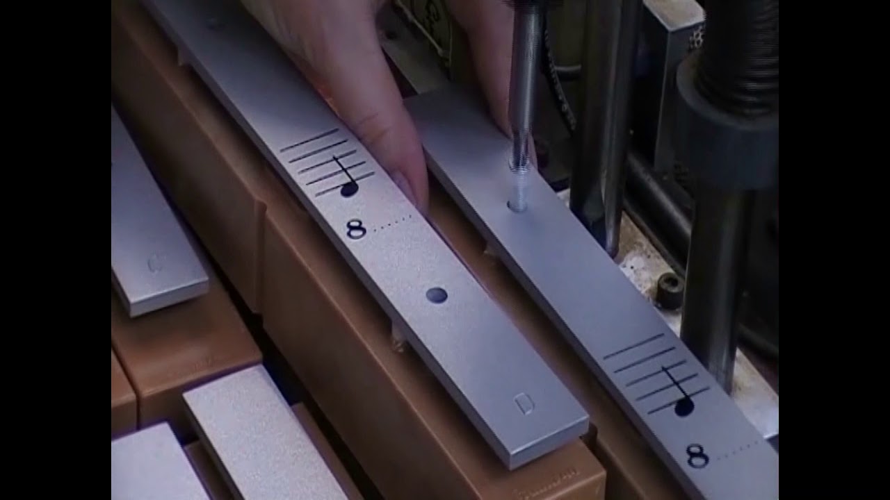 Assembly resonator bars Studio49 musical instruments