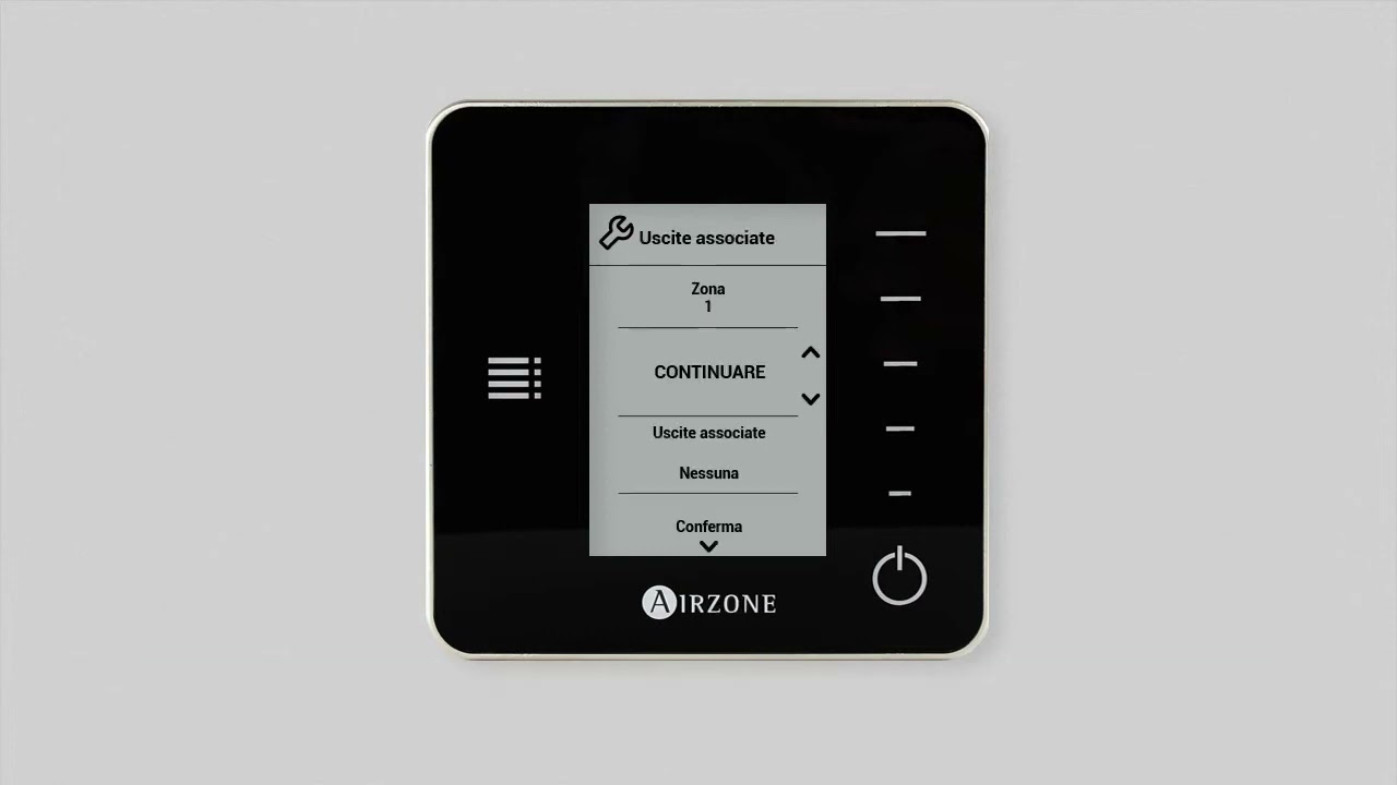 Termostato Airzone Think Radio (Maestro) - Configurazione iniziale