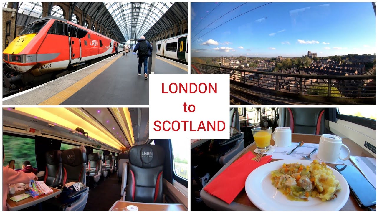 London to Scotland by train with LNER, First class