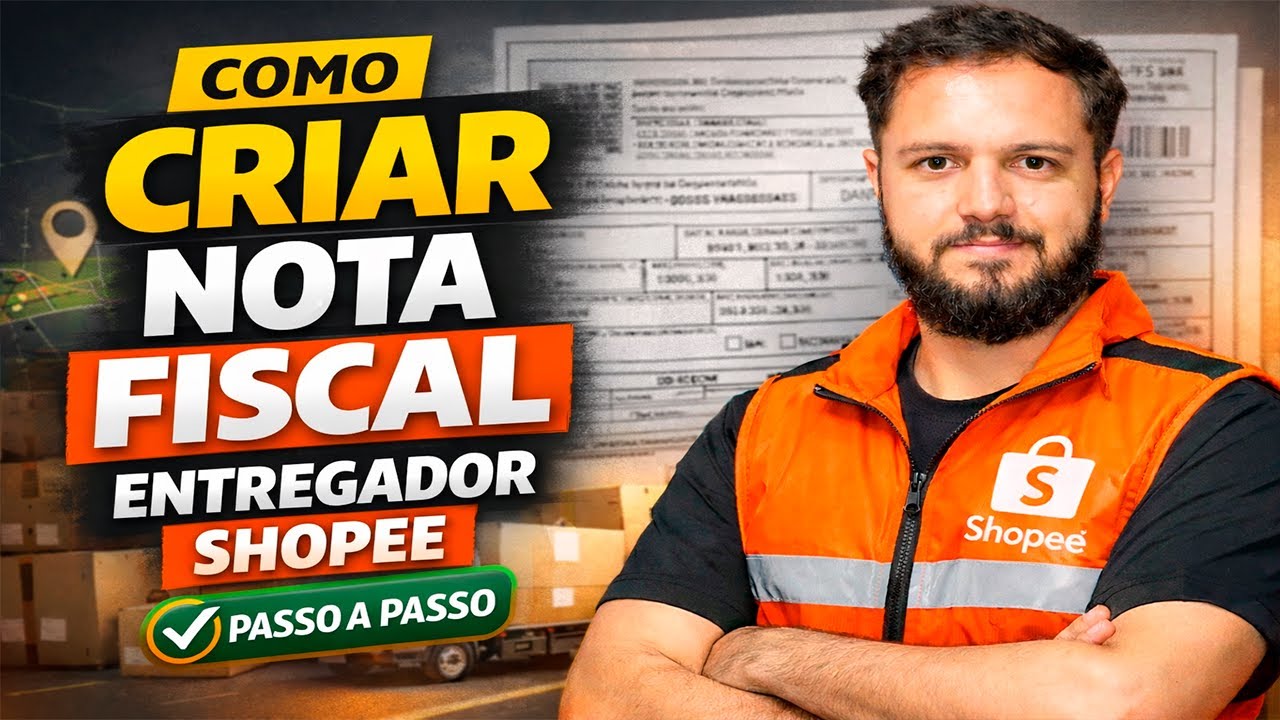 🚨 ENTREGADOR SHOPEE: COMO CRIAR NOTA FISCAL do JEITO CERTO (2026)