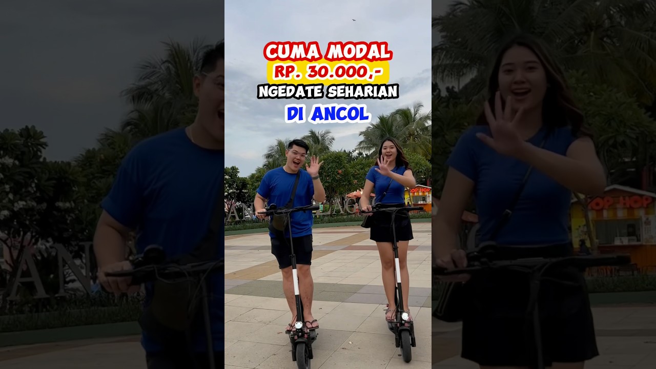 Ngedate Modal 30.000 #ancol #ancoljakarta #ancoltamanimpian #ecopark #sepedaanakanak