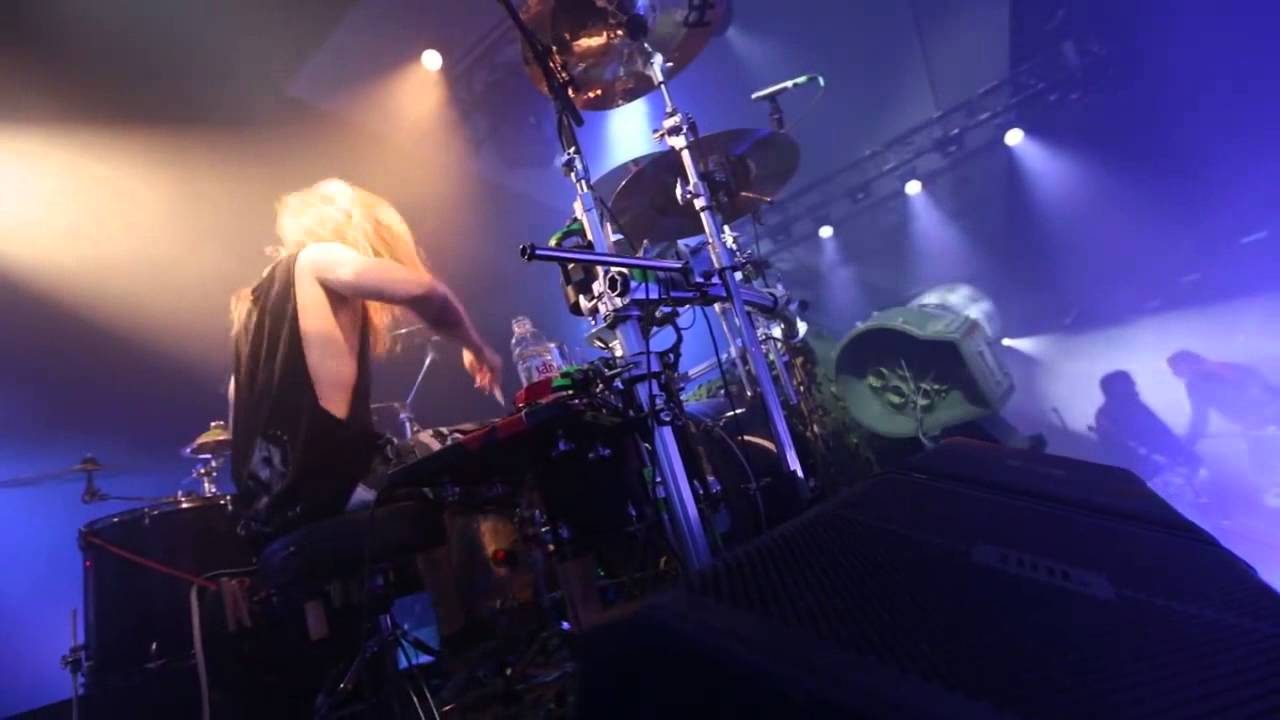 Night Witches Sabaton LIVE HD - Bratislava, Slovakia 9th February 2015 - Hannes Van Dahl [drum cam]