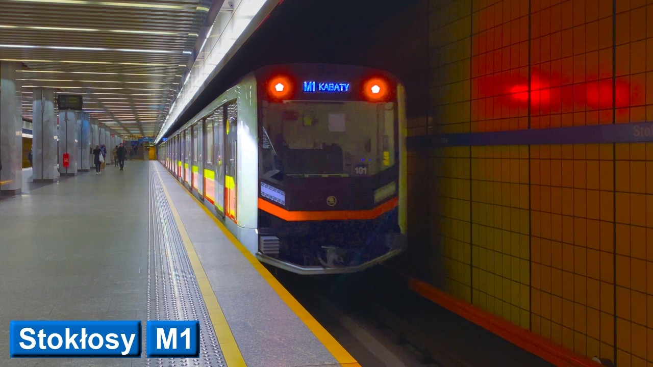 Stokłosy M1 : Metro Warszawskie ( &Scaron;koda Varsovia - Siemens Inspiro )