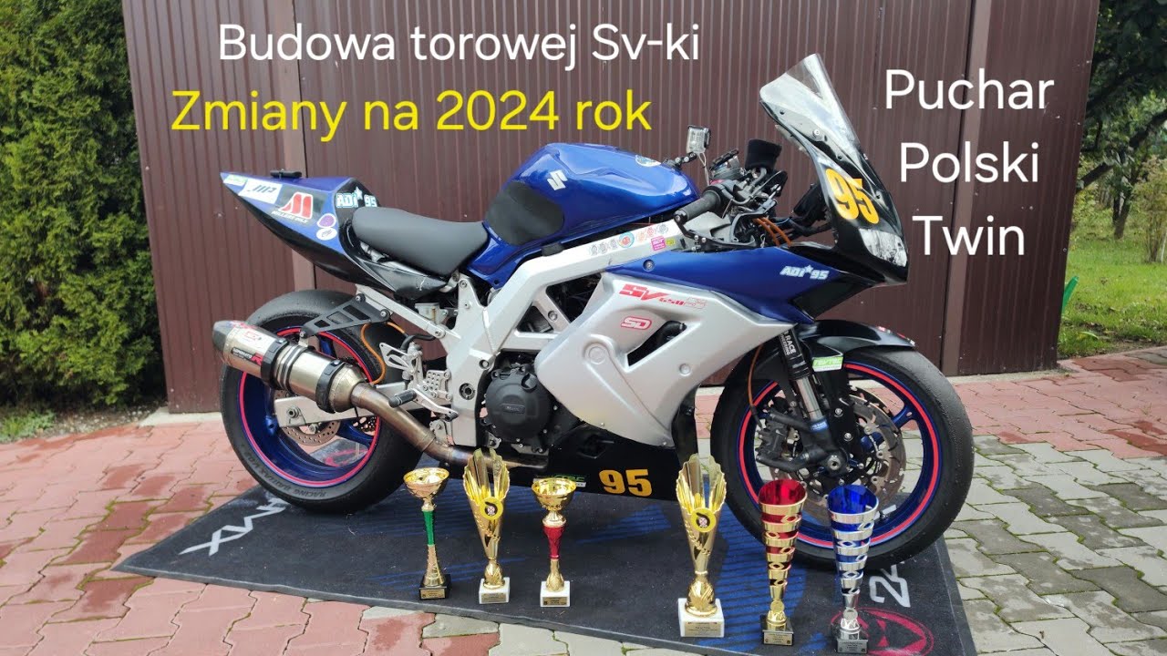 Budowa motocykla torowego klasy Twin, czyli zmiany na 2024 rok / Suzuki Sv650 track motorbike