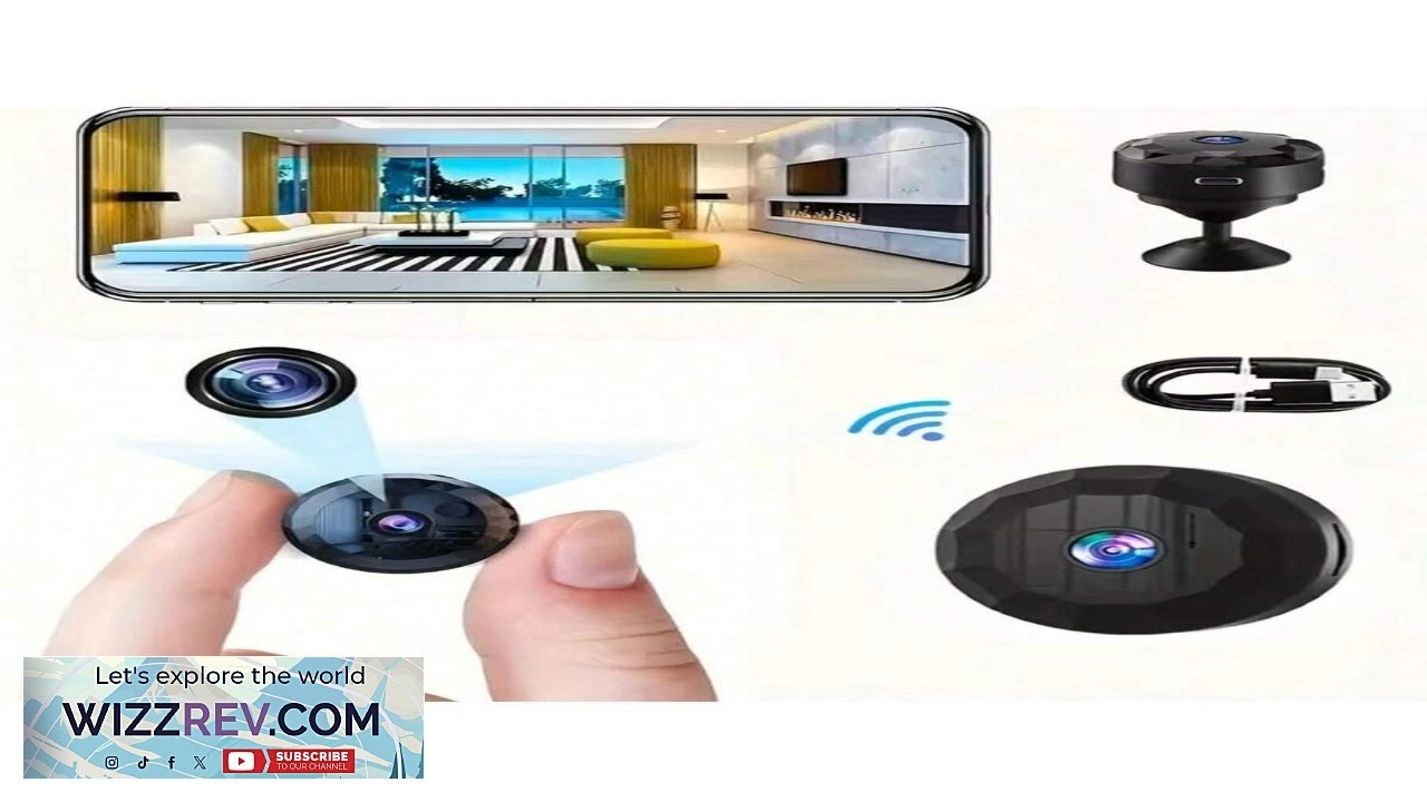 1pc 2pcs Mini HD Camera Smart Camera Indoor Surveillance Camera Wireless Camera WiFi