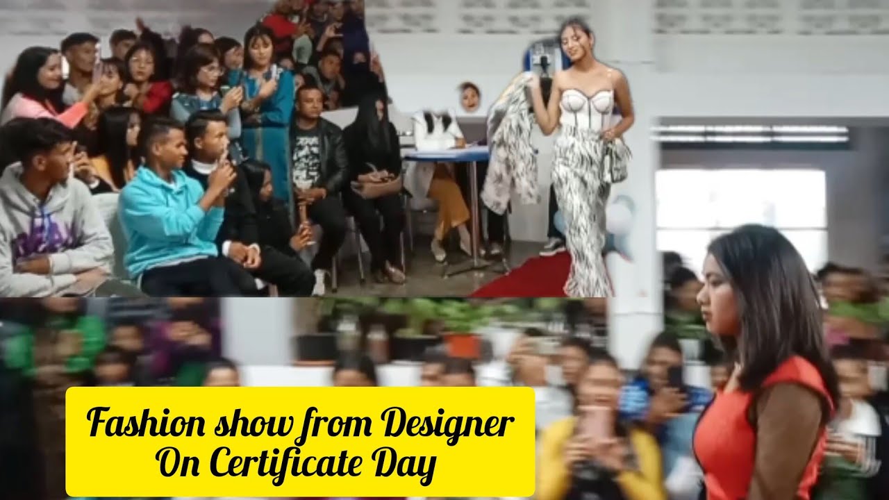 Fashion show on Certificate Day at Don Bosco Pnar Jowai
