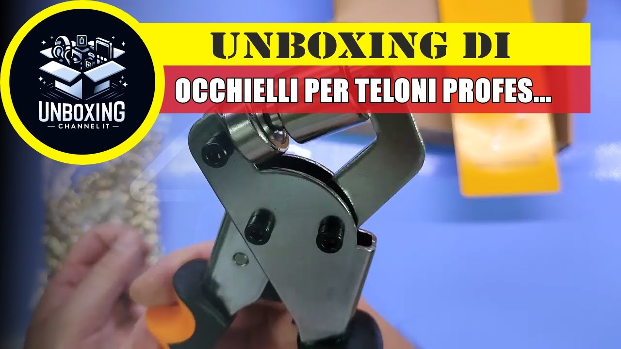 Occhielli per Teloni Professionali, Occhiellatrice Pinze Bloccato con 600 Occhielli - Rngwaper