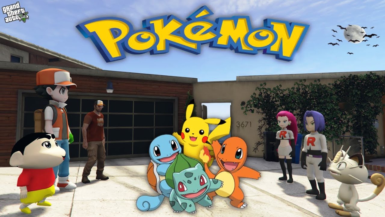 Franklin And Trevor Collecting Pok&eacute;mon's in GTA 5