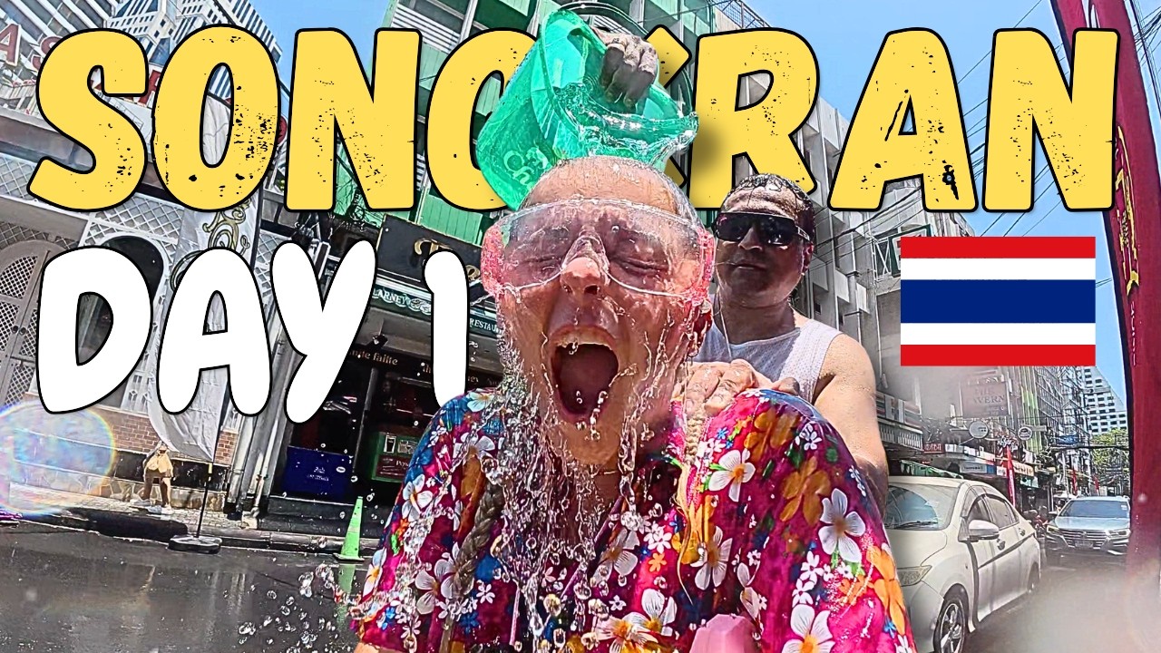 Фестиваль Сонгкран в Бангкоке &ndash; это нечто! 🇹🇭 Самая масштабная в мире водная битва | Фестиваль Со...