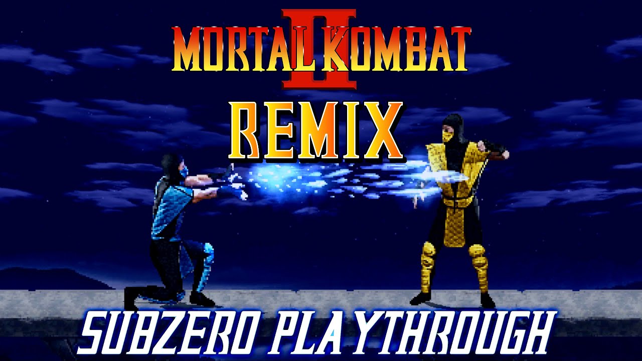 Mortal Kombat II Remix | Sub-Zero Playthrough | No Commentary