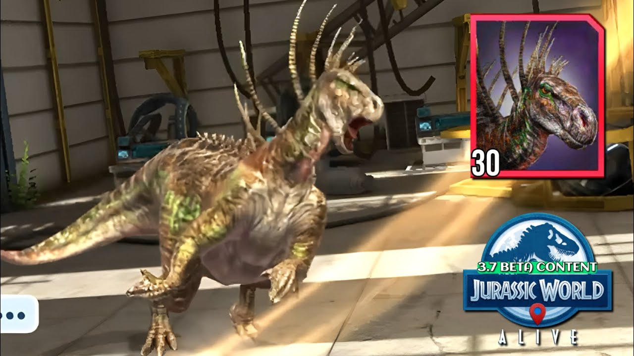BAJATONODON BUFF! Level 30 Legendary First Look- Jurassic World Alive beta
