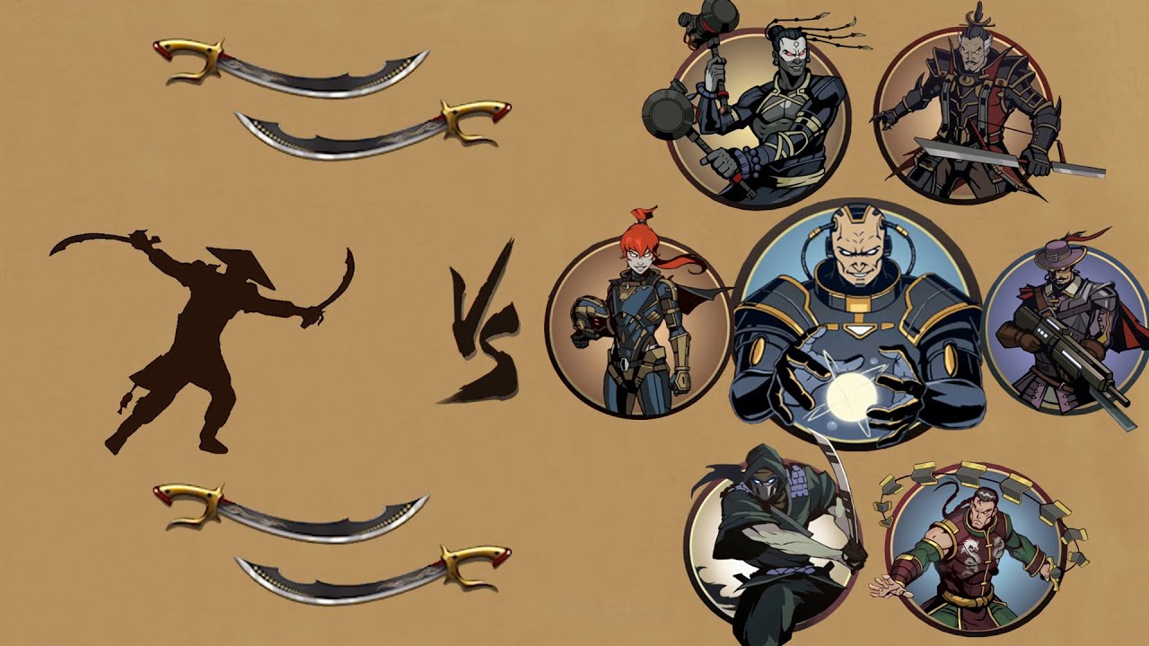 Shadow Fight 2 || Ornamental Sabers vs TITAN Bodyguards 「iOS/Android Gameplay」