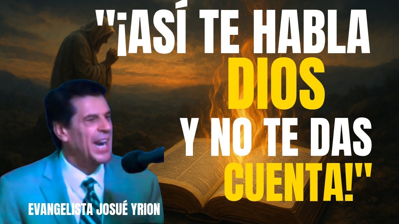 “¡Dios te está hablando y no lo sabes! Aprende a discernir Su voz HOY”- Evangelista Josué Yrion.