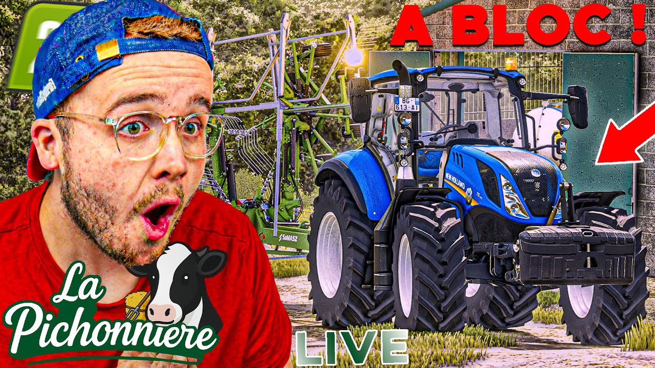 🔴 ON BOSSE AVEC LE NOUVEAU TRACTEUR ! | LA PICHONNIÈRE #16 | FS25