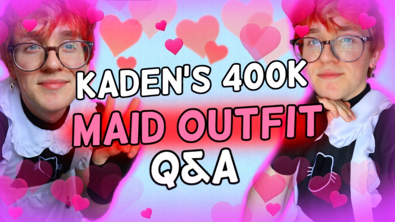 I wore a MAID OUTFIT for my 400k Q&A