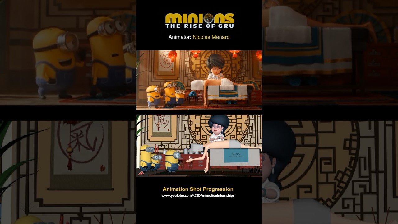 Minions - The Rise of Gru Shot Progression #shorts