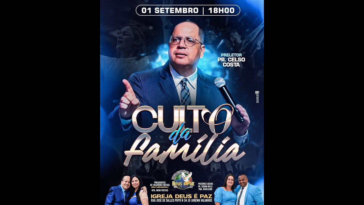 DOMINGO DA FAMÍLIA | CATEDRAL VALINHOS | PR. CELSO COSTA | 01/09/24 |