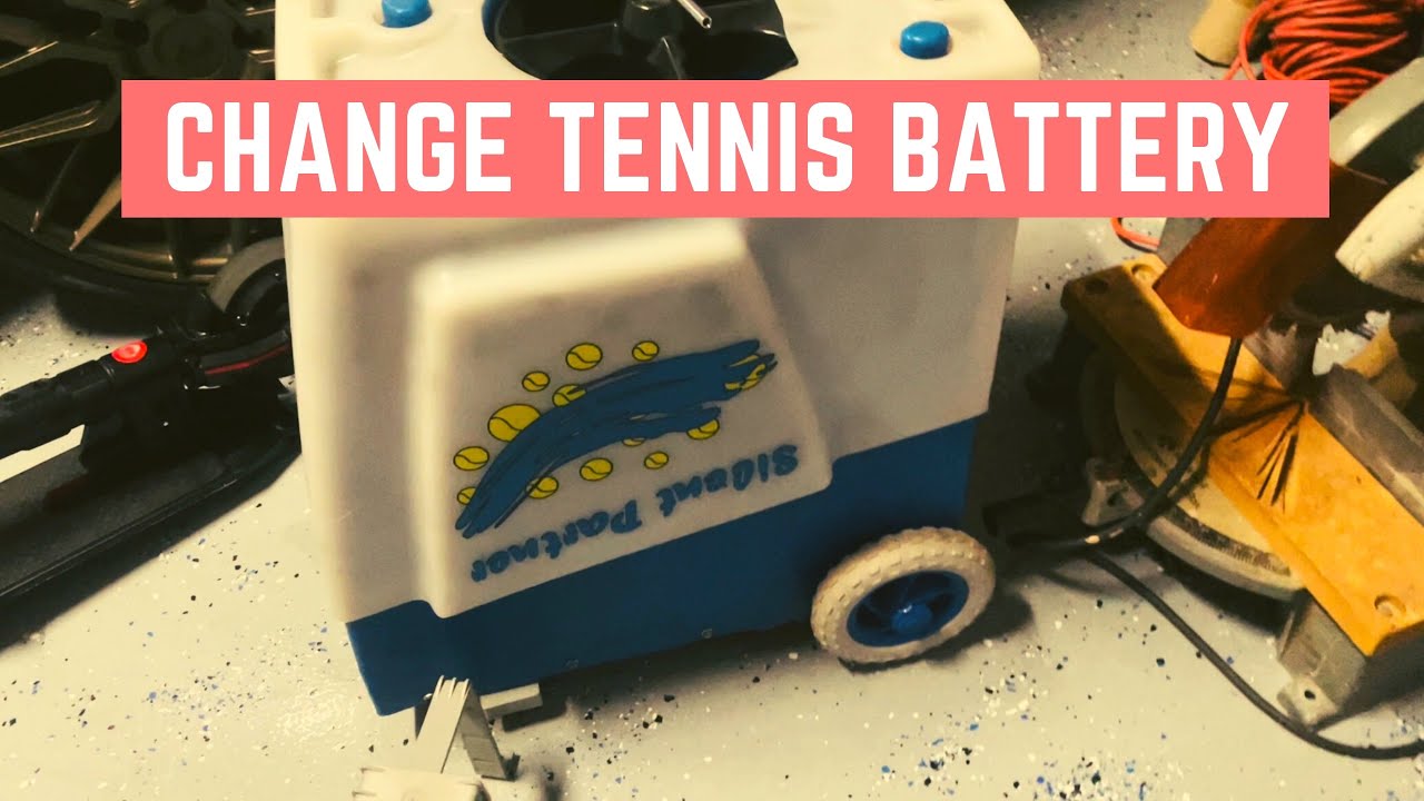 How to Change Battery on Silent Partner Edge Lite Tennis Machine (EASY!)