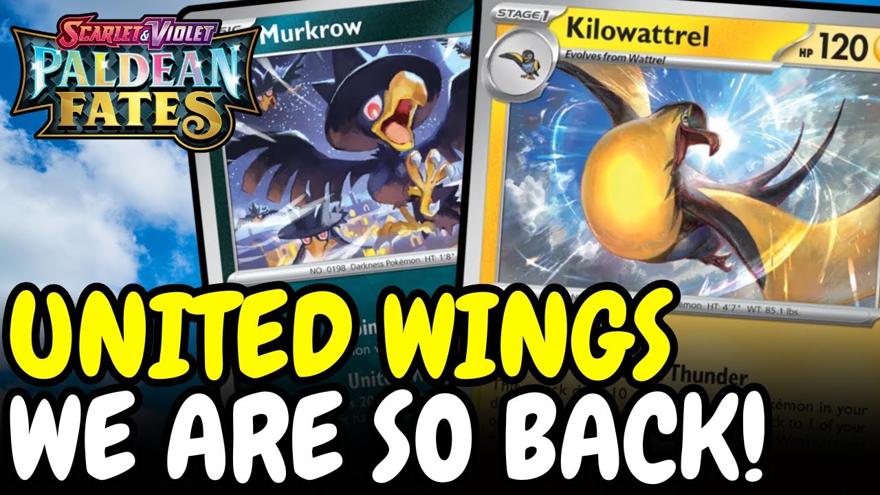 United Wings is BROKEN with Kilowattrel! Paldean Fates Deck Profile and Gameplay