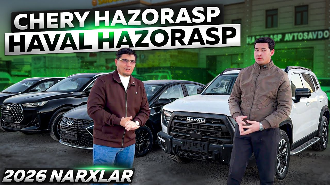HAVAL NARXLARI✅CHERY NARXLARI🔥ENDI HAZORASPDA AVTO SALON OCHILDI HAVAL M6 HAVAL JULYON HAVAL H6✅