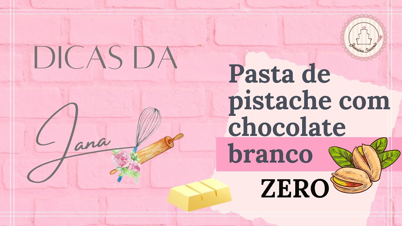 Como fazer recheio de pistache ZERO #dicanova05