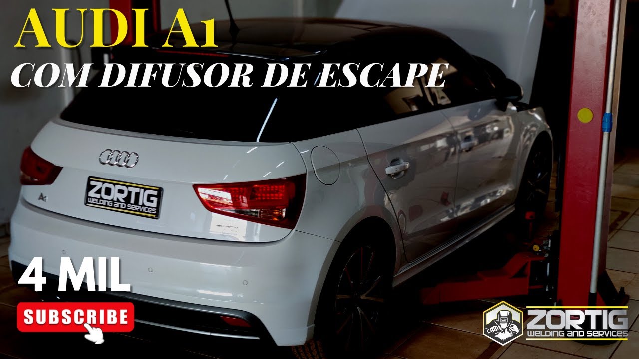 AUDI A1 COM DIFUSOR DE ESCAPE