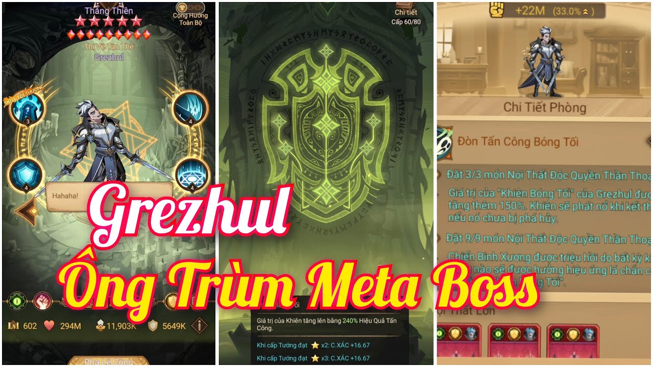 Thánh Địa AFK | Grezhul Thị Vệ Tận Thế - Ngưỡng sức mạnh và vị thế ông trùm mọi meta Boss Esperia