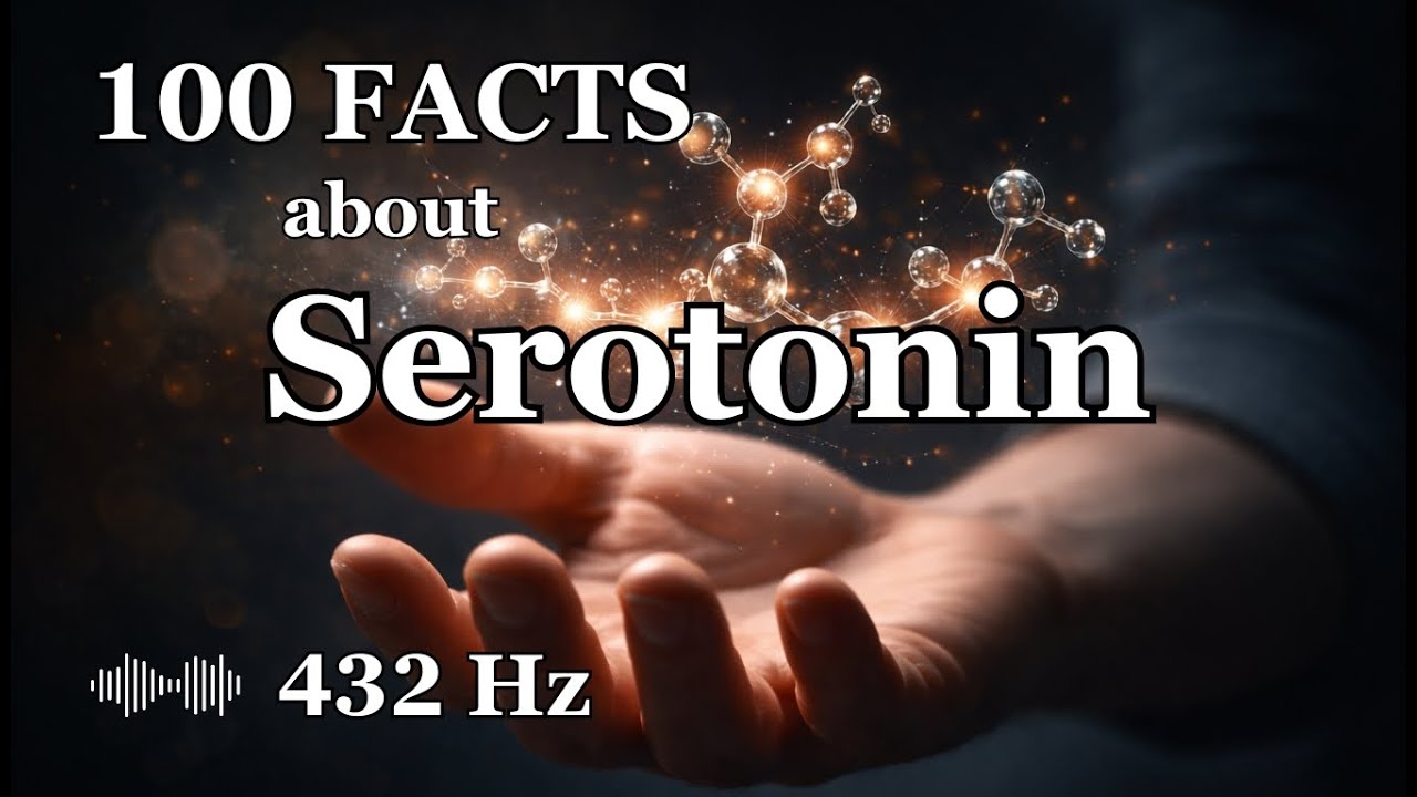 Relaxing Facts about Serotonin |  Deep Relaxation with Science to Fall Asleep (432Hz Deep Ambience)
