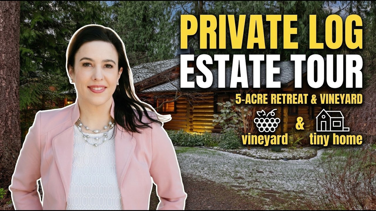 Woodinville Real Estate: Epic Log Home in Gated Lake Tuck Community