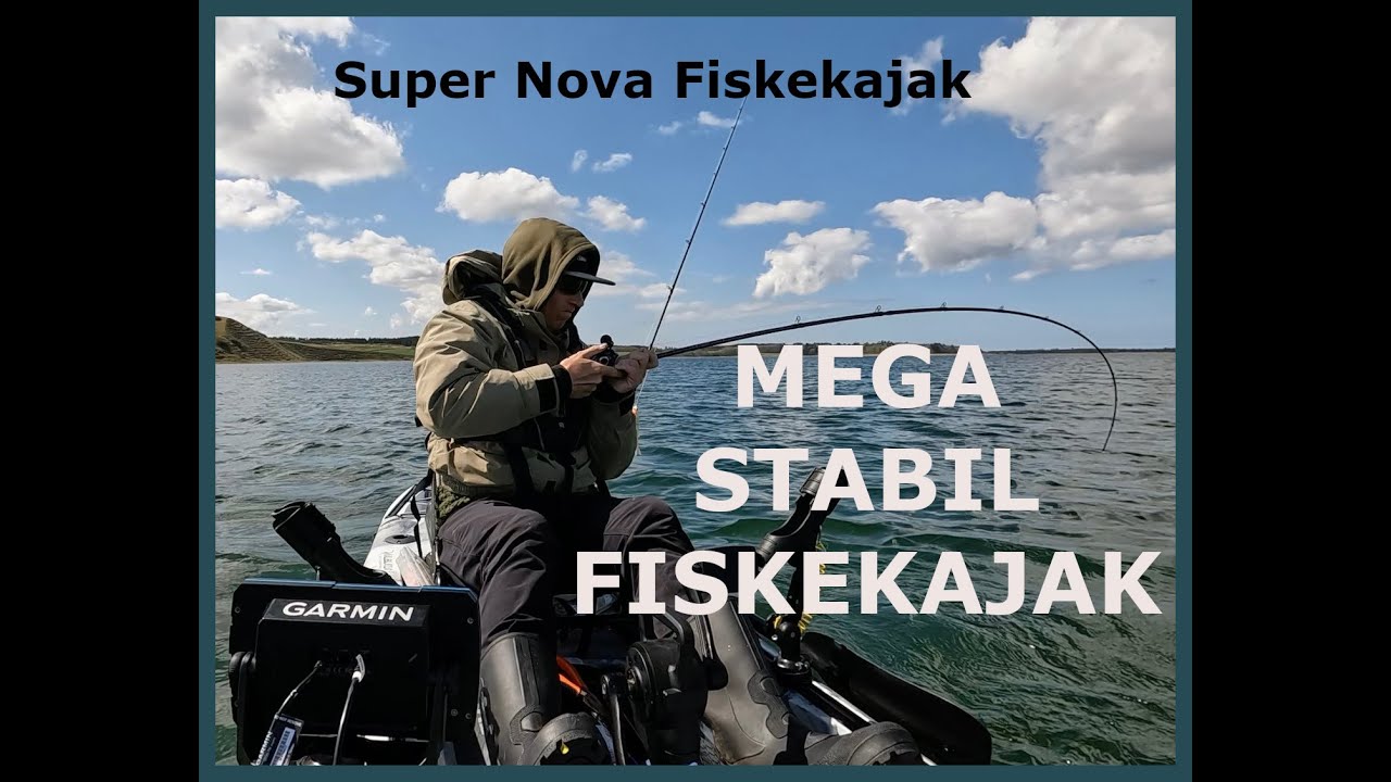 Bedste fiskekajak til dig på et budget! Supernova pedalkajak fra Galaxy Kayaks - Lækker Sit on Top