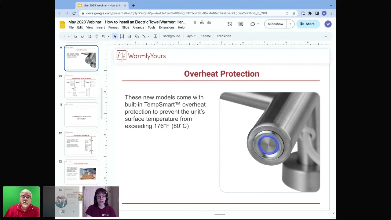May 2023 Webinar: How to Install an Electric Towel Warmer: Hardwired & Plug-in