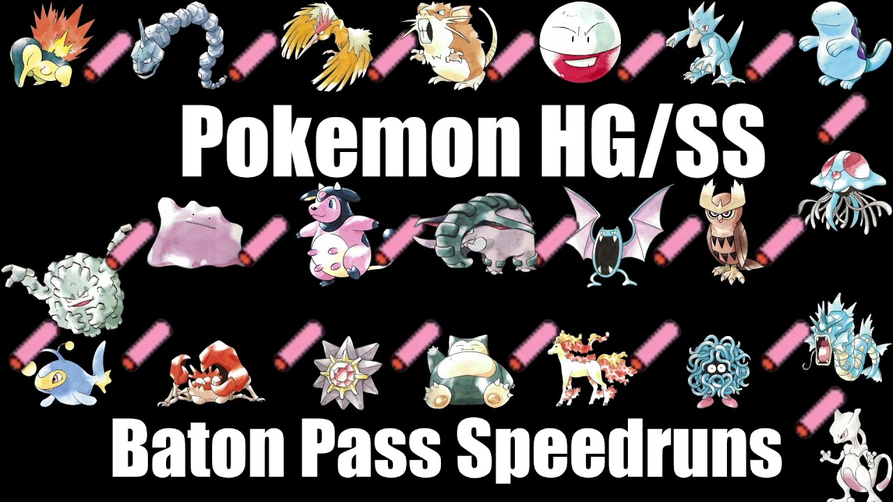 Pokemon Heart Gold - Baton Pass Speedruns for PB/WR