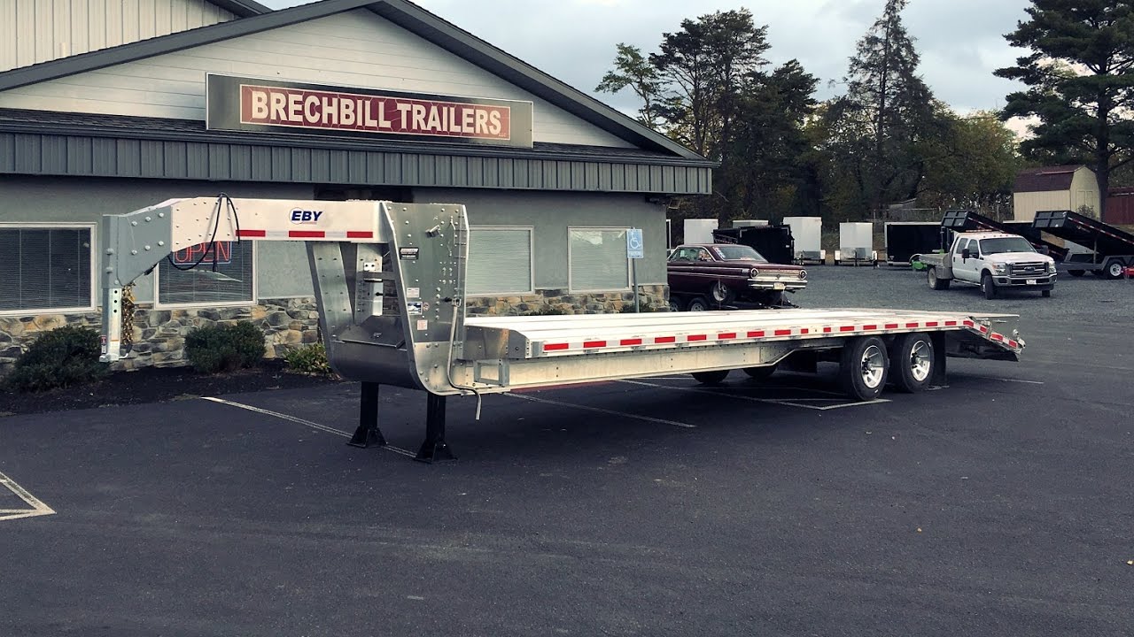 EBY 24' Aluminum Flatbed trailer