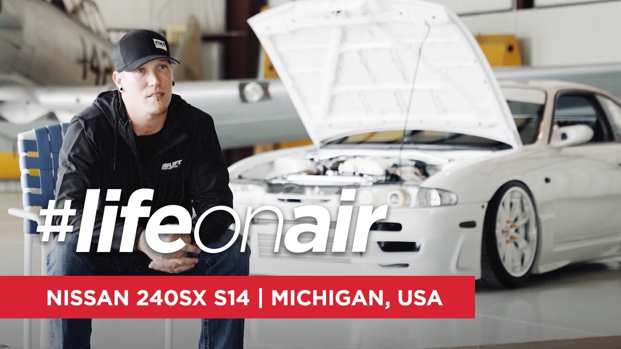 Nissan 240SX S14 on Air Suspension - #LifeOnAir Feature in Michigan, USA