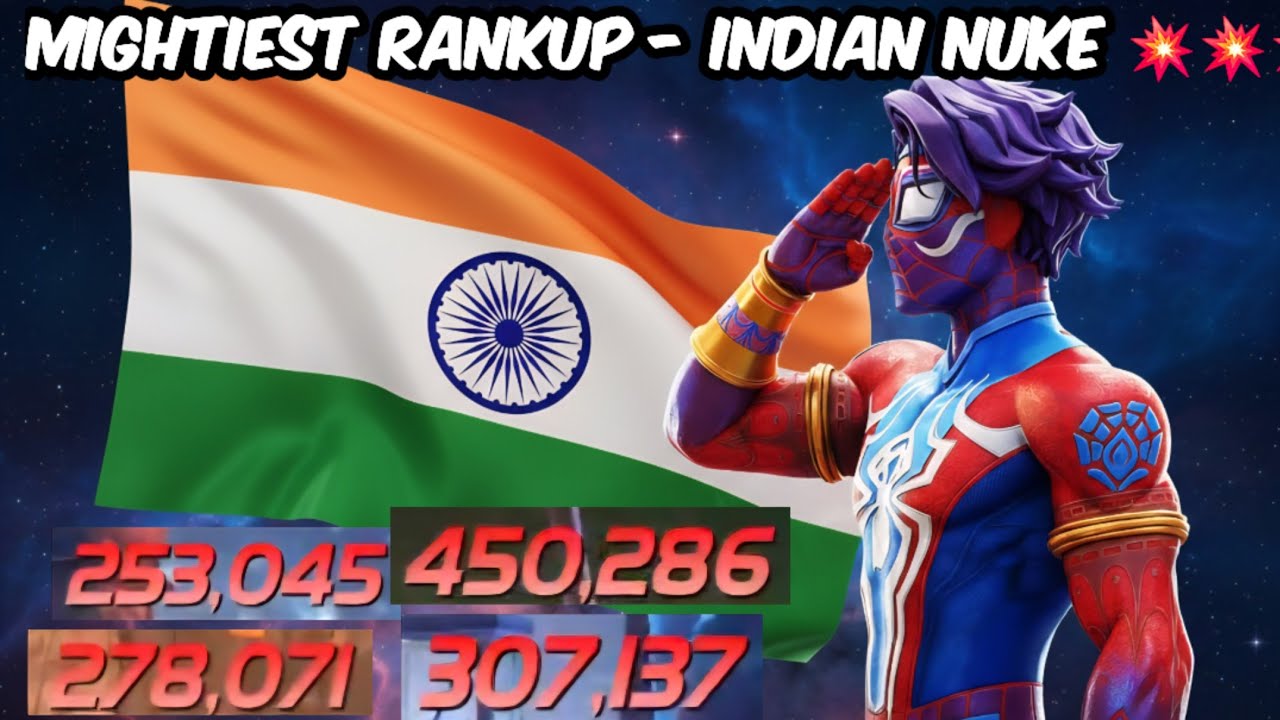 My Greatest and Mightiest Rankup - Indian Nuke 🇮🇳 💥💥 - Pavitr Prabhakar (Spider-Man)