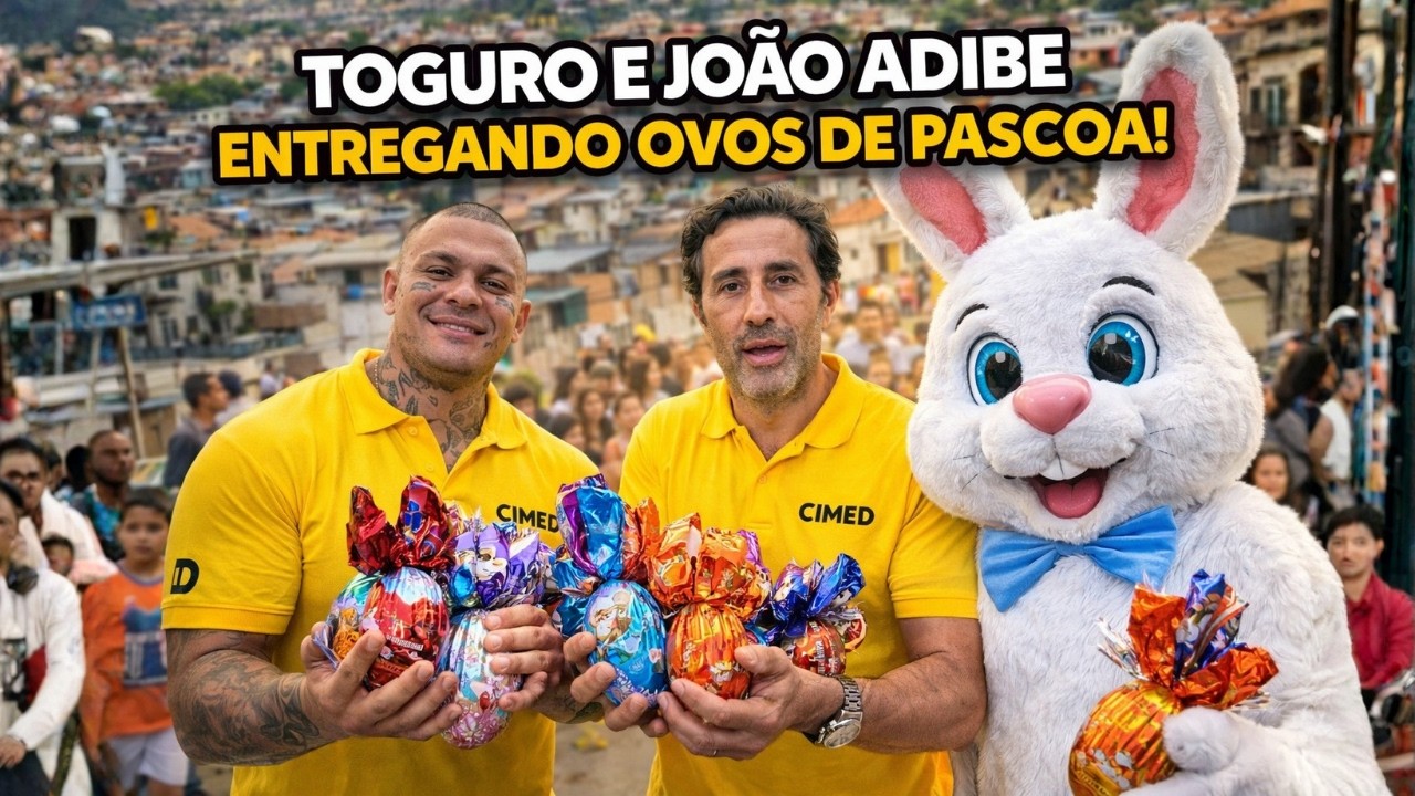 Toguro e João levam Páscoa à comunidade