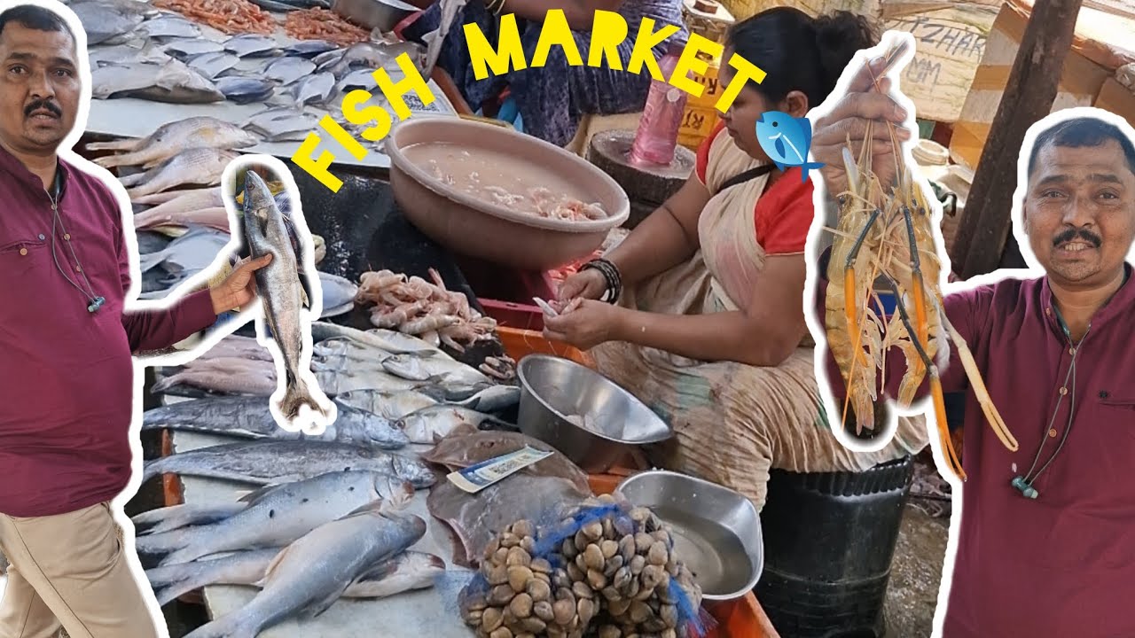 रविवारी माशांच्या बाजारात फेरफटका | Sunday Fish Market Vlog 🐟✨