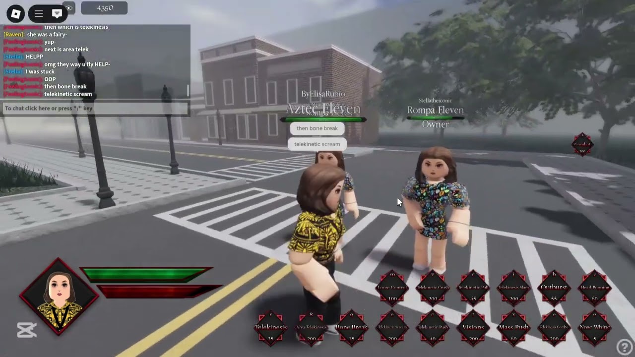 Nina and Aztec Eleven showcase in THC | The Hawkins Curse | Roblox