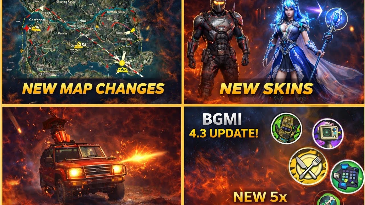 🔥 BGMI 4.3 UPDATE – NEXT BIG PATCH! 🇮🇳 | Expected Features & Release Date 🔥