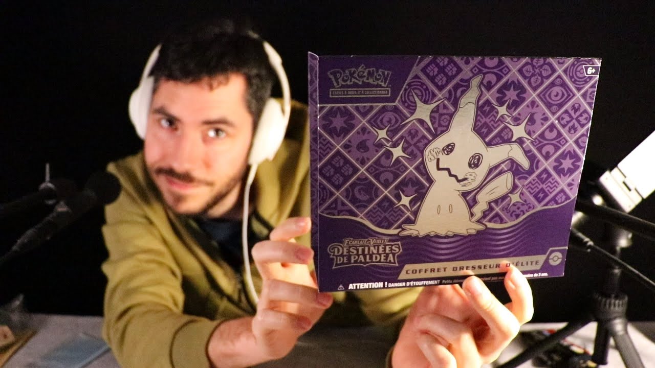ASMR Pokemon ETB Destinées de Paldea