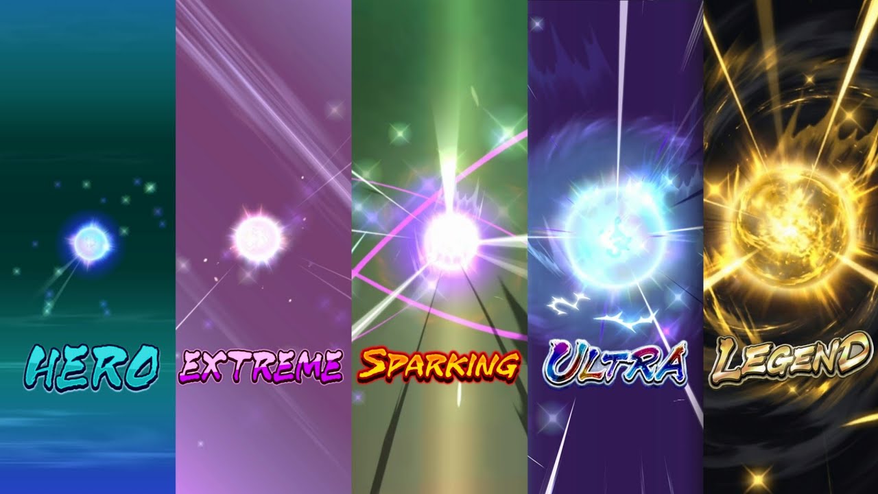 ALL the Summon Orb & Fakeout Animations in the Game Pre LEGEND Rarity!!-Dragon Ball Legends 