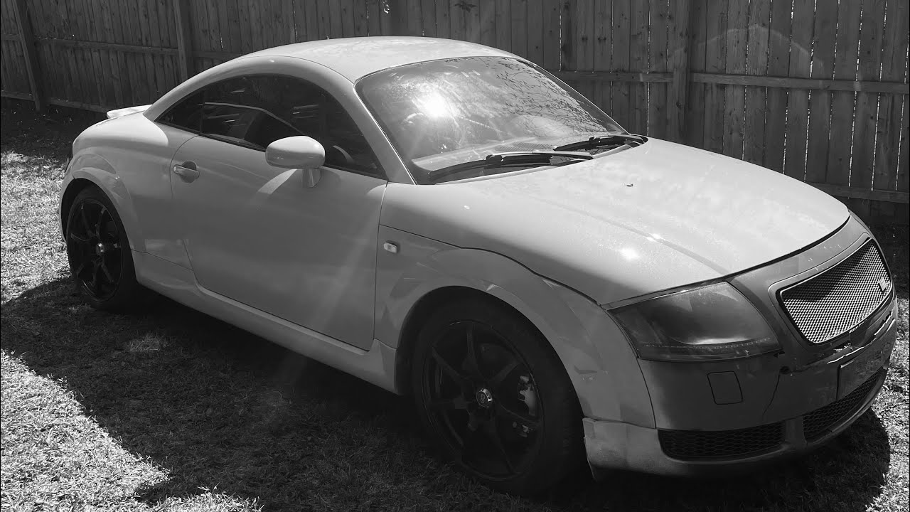 Spray painting my 2002 Audi Tt 225 with Rustoleum spray paint pt 2