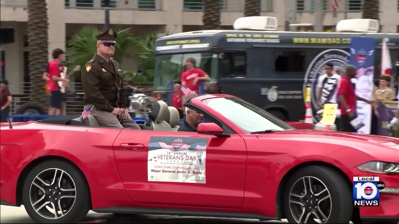 Veterans Day parade held in Miami Beach