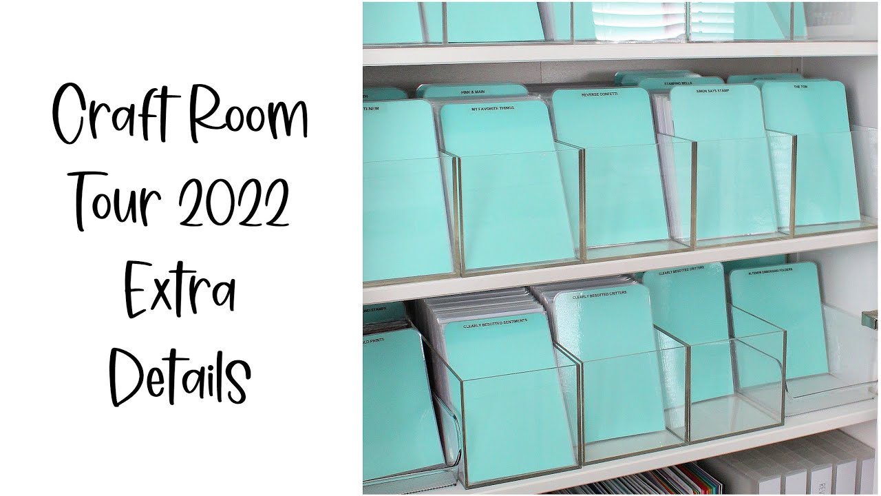 Craft Room Tour 2022 Extra Details | The Card Grotto
