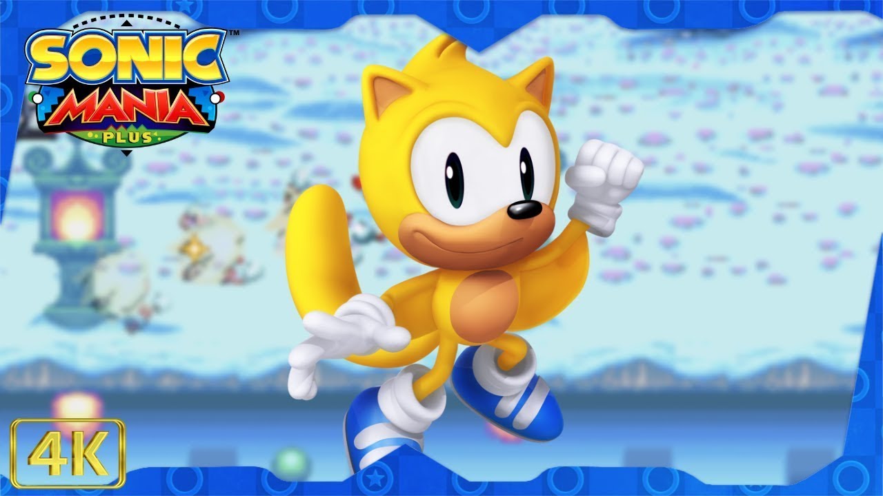 Sonic Mania Plus ⁴ᴷ Full Playthrough (All Chaos Emeralds, Ray gameplay)