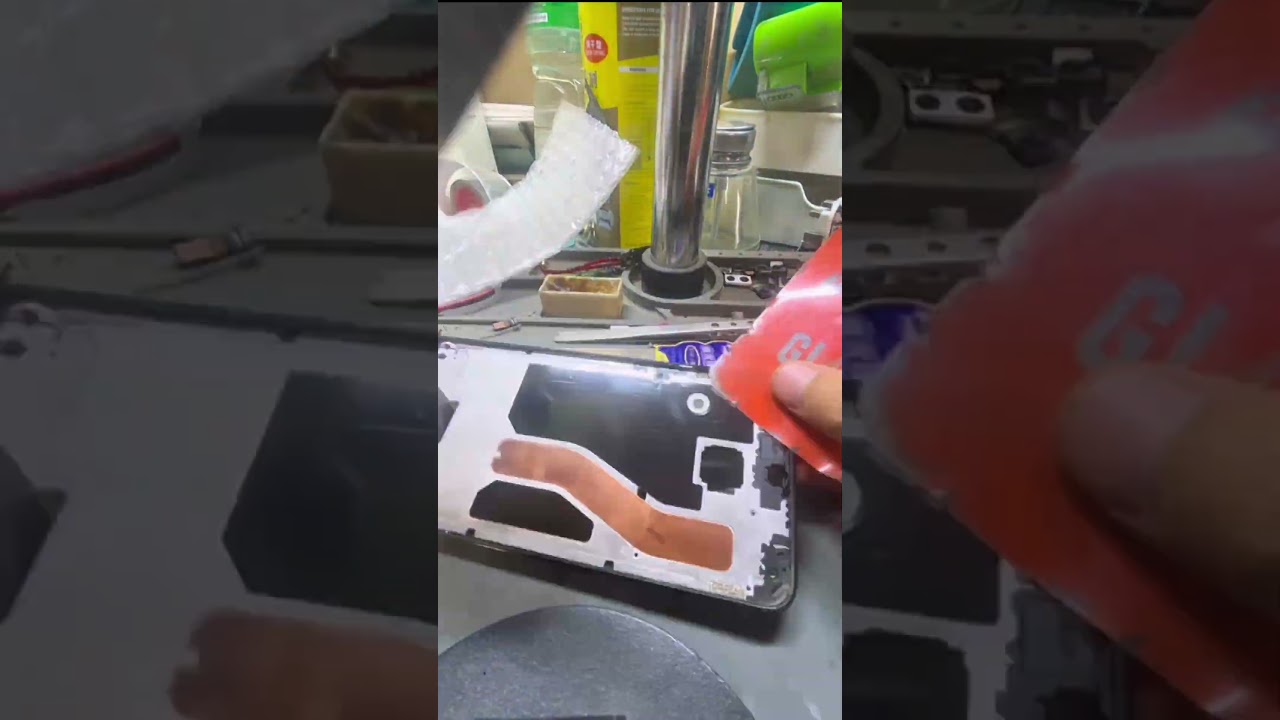 Water Damaged Display Fix!(Redmi note 8 Pro) 📱💦🛠️#shorts #waterdamagecleanup