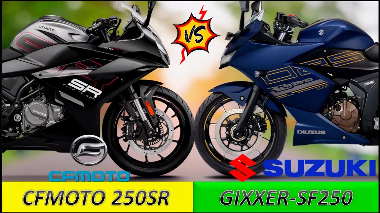 CFMoto 250SR vs Suzuki Gixxer SF 250 features comparison