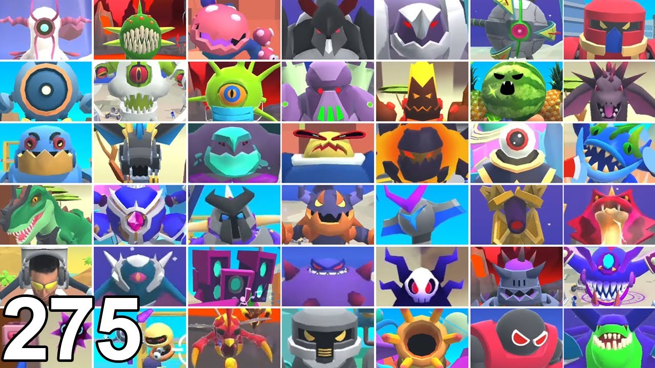 Mechangelion Robot Fighting 275: 🎲 ALL ENEMIES SHOWCASE! Battle with Random Weapons!